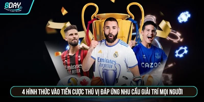 United Gaming 8DAY | Sảnh Thể Thao Bùng Nổ Với 500+ Kèo 4 hình thức vào tiền cược thú vị đáp ứng nhu cầu giải trí mọi người