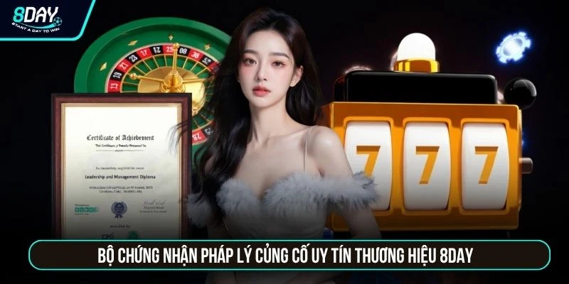 8DAY Bộ chứng nhận pháp lý củng cố uy tín thương hiệu 8DAY