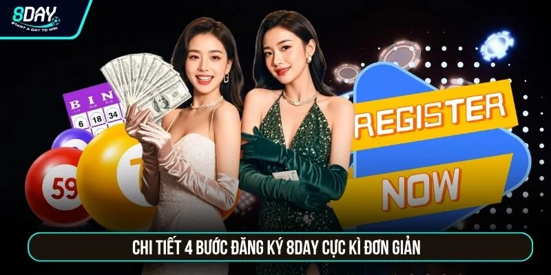 Đăng Ký 8day Chi tiết 4 bước đăng ký 8DAY cực kì đơn giản