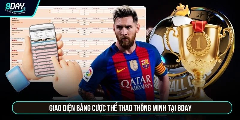 Kèo Nhà Cái 8DAY - Cập Nhật 500+ Sự Kiện Thể Thao Quốc Tế Giao diện bảng cược thể thao thông minh tại 8DAY