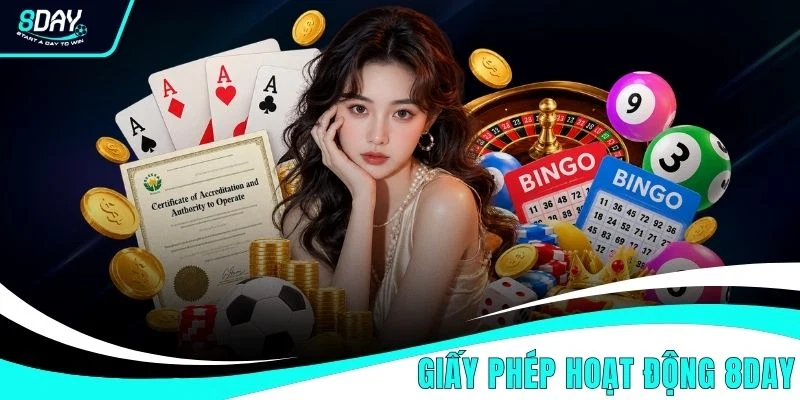 Giấy Phép Hoạt Động 8DAY - Quỹ Bảo Chứng 20.000.000 USD Giấy Phép Hoạt Động 8DAY - Quỹ Bảo Chứng 20.000.000 USD