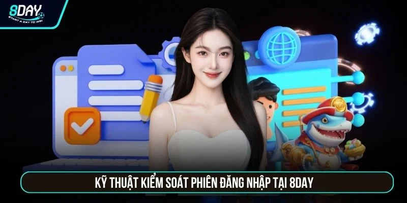 Bảo Mật Tài Khoản 8DAY - Công Nghệ Mã Hóa Cùng 3 Lớp Bảo Vệ Kỹ thuật kiểm soát phiên đăng nhập tại 8DAY