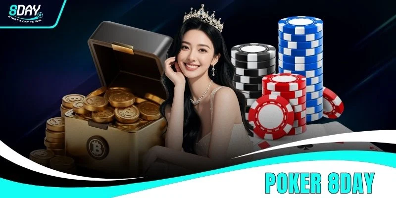 Poker 8DAY - Đấu Trí Đỉnh Cao Nhận Thưởng Lớn Hàng Ngày Poker 8DAY - Đấu Trí Đỉnh Cao Nhận Thưởng Lớn Hàng Ngày