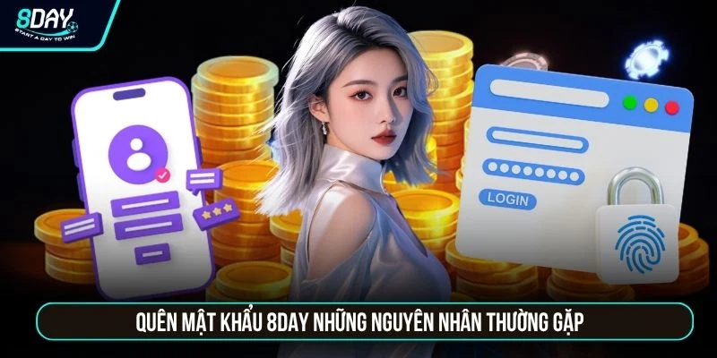 Quên Mật Khẩu 8DAY - Lấy Lại Quyền Đăng Nhập Sau 5 Giây Quên mật khẩu 8DAY những nguyên nhân thường gặp